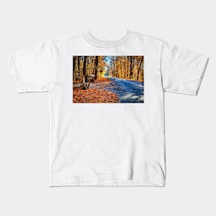 Fall Road 4 Kids T-Shirt